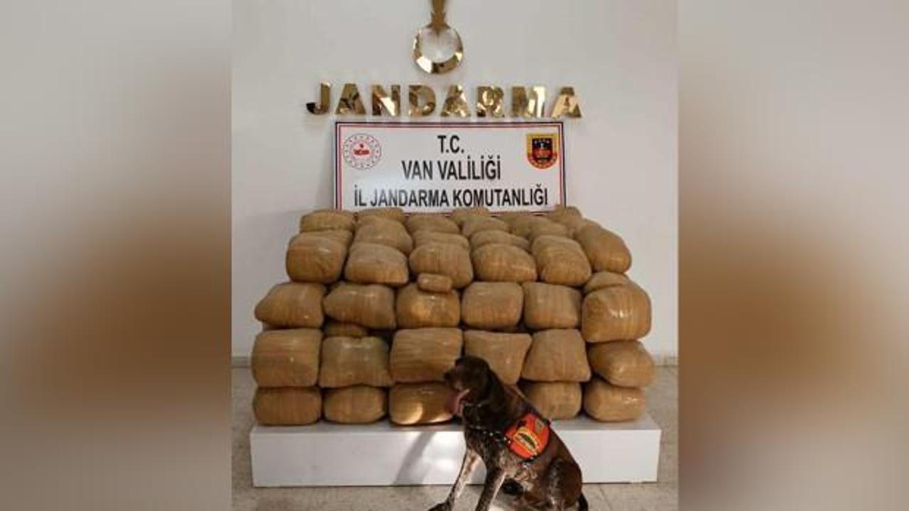Van'da müthiş operasyon: 1 tondan fazla uyuşturucu ele geçirildi