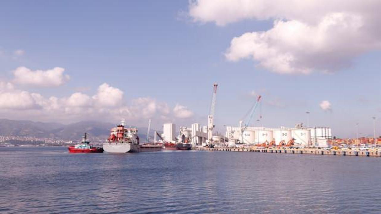 Ukrayna'dan gelen mısır y&uuml;kl&uuml; gemi 'Polarnet' Derince Limanı'na ulaştı