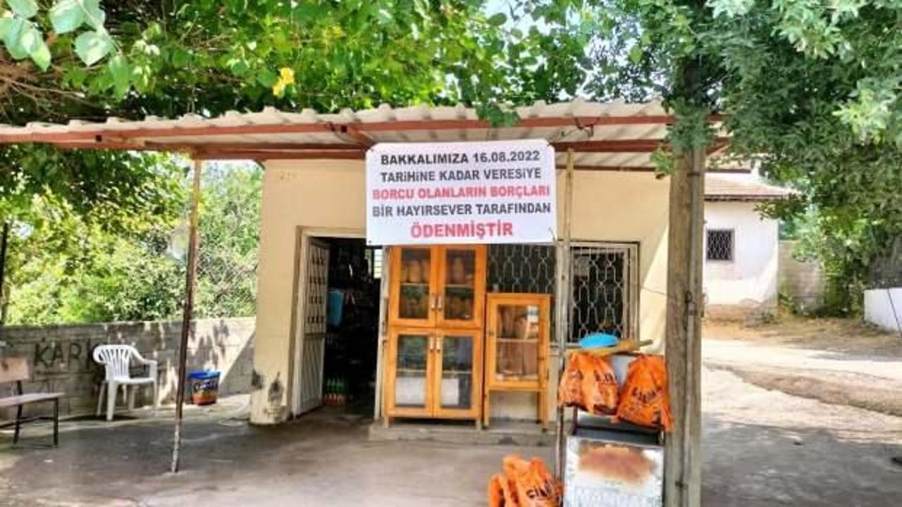 Bakkalın veresiye defterini satın alan gizemli hayırsever merak konusu oldu