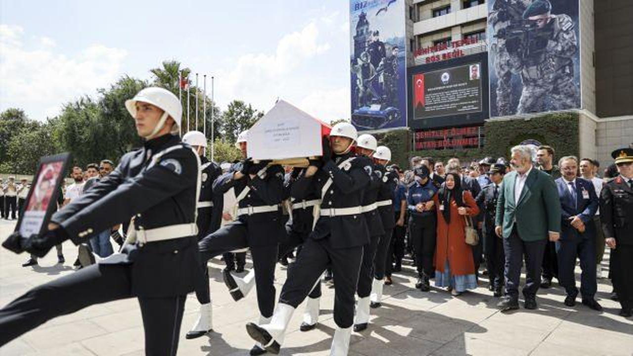 İstanbul'da şehit olan Bekçi Oltan Koca için tören düzenlendi