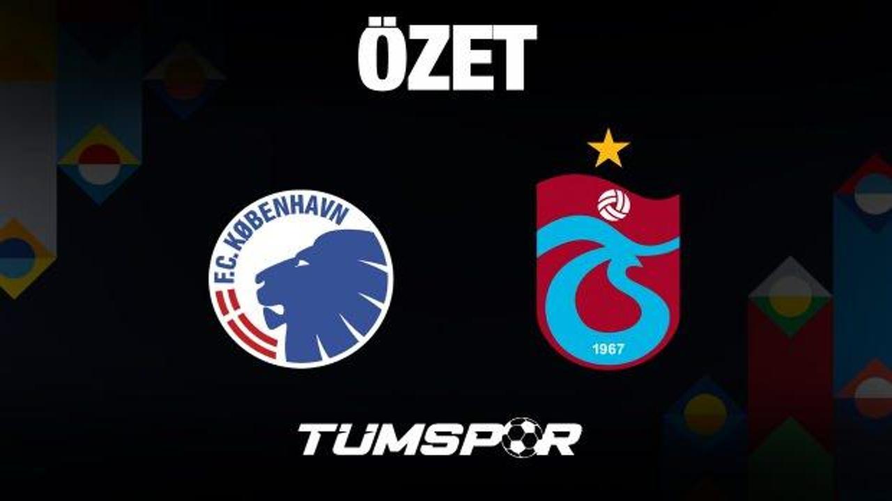 MAÇ ÖZETİ | Kopenhag 2-1 Trabzonspor (EXXEN, Bakasetas, Gol)