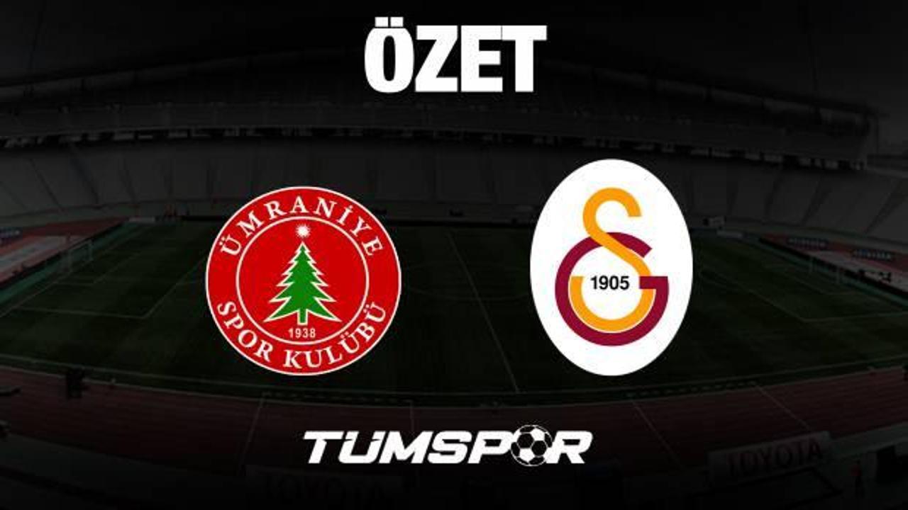 MAÇ ÖZETİ İZLE | Ümraniyespor 0-1 Galatasaray (Gomis, Gol, Süper Lig)