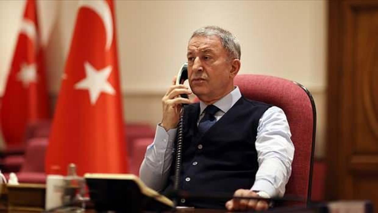 Milli Savunma Bakanı Akar, İngiliz mevkidaşıyla telefonda görüştü
