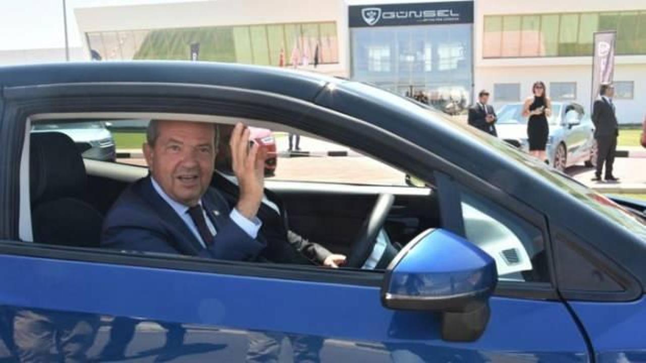 Tatar, yerli otomobil GÜNSEL'i test etti