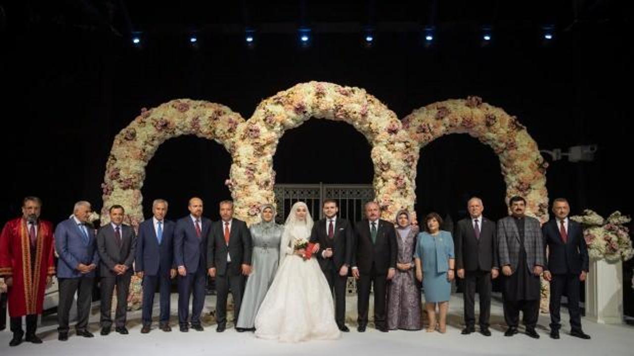 TBMM Başkanı Şentop'un oğlu Selahaddin Şentop evlendi