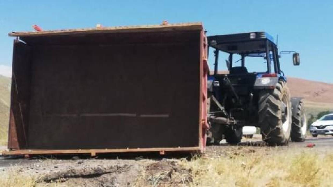 Traktörün römorku devrildi; 23 mevsimlik işçi yaralandı