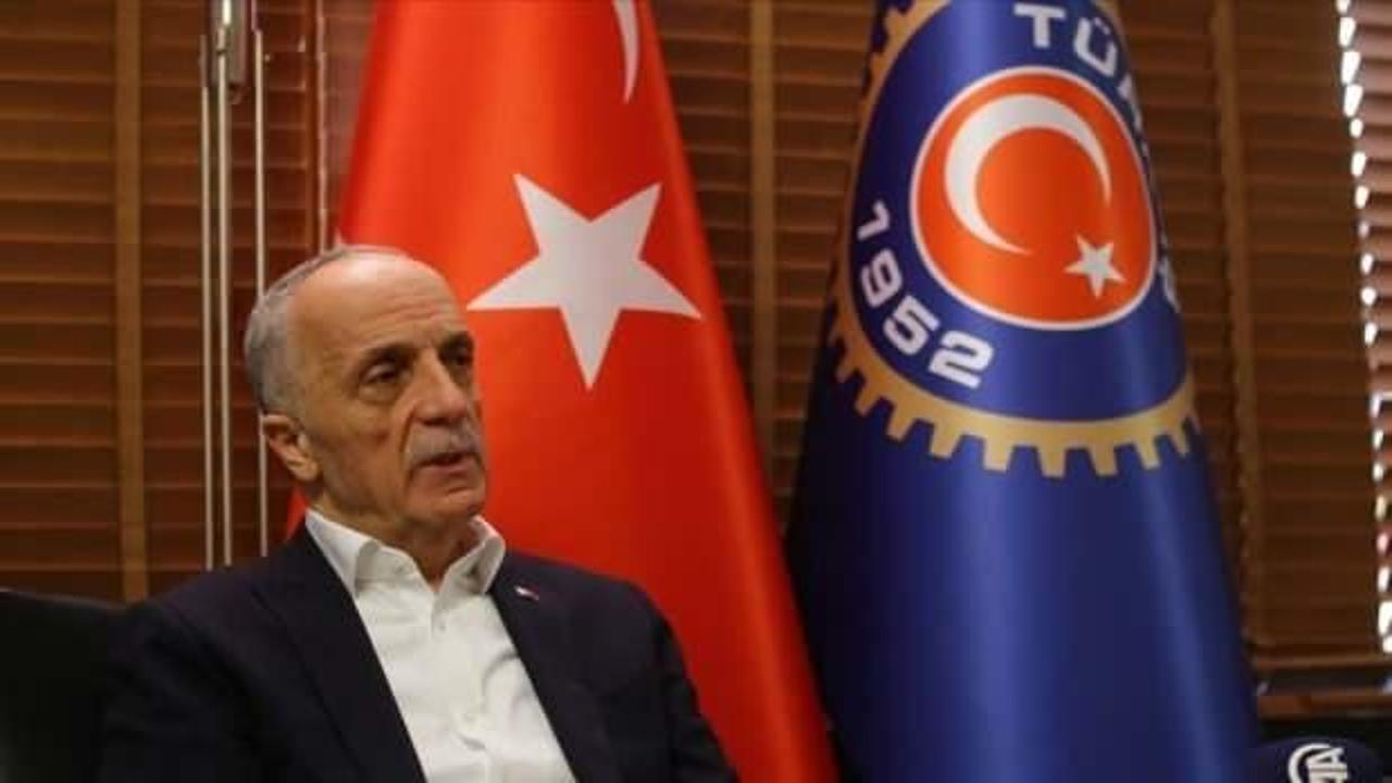 TÜRK-İŞ Genel Başkanı Atalay, vergi dilimlerinde işçiler lehine düzenleme istedi