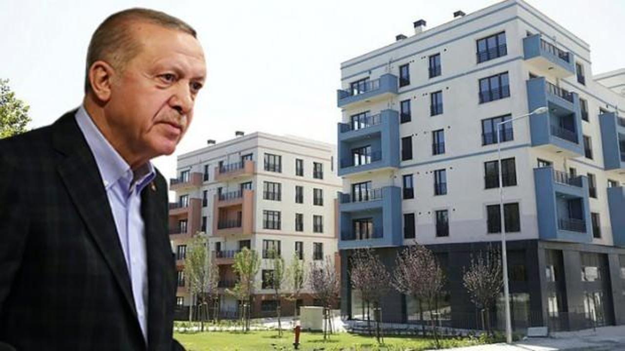 Türkiye'nin en büyük kentsel dönüşüm projesi! Anahtarlar Erdoğan'dan