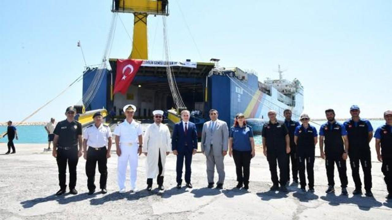 Başkan Erdoğan talimat vermişti... 4. gemi de Mersin'den uğurlandı