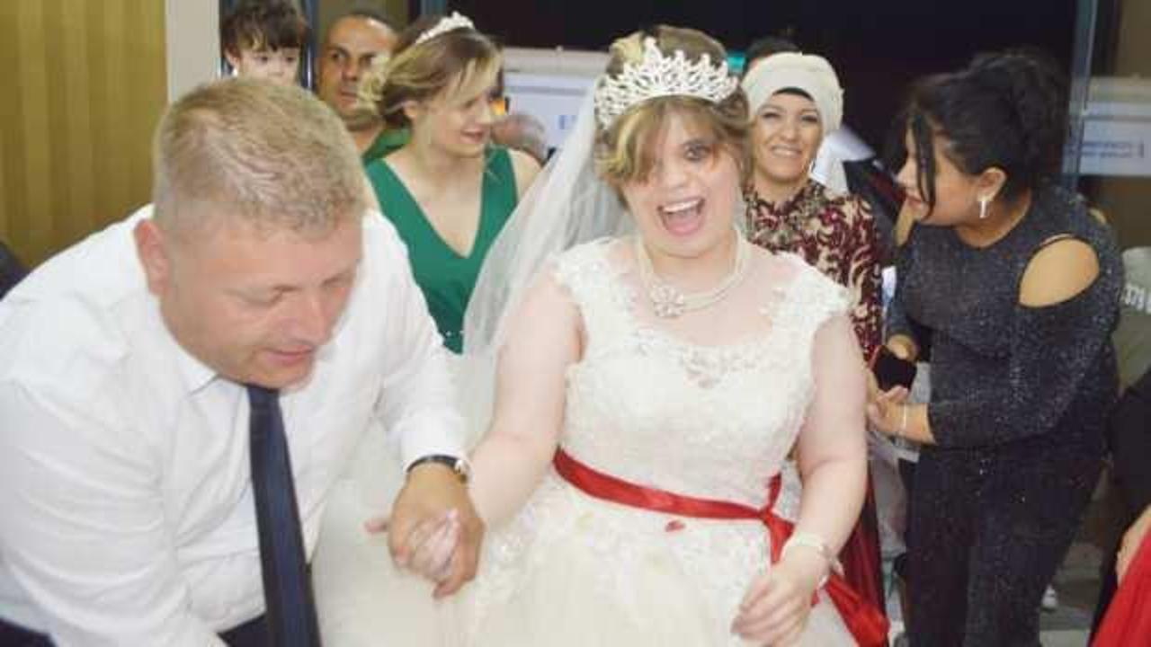 Otizmli gen&ccedil; kızın gelinlik hayali ger&ccedil;ek oldu!