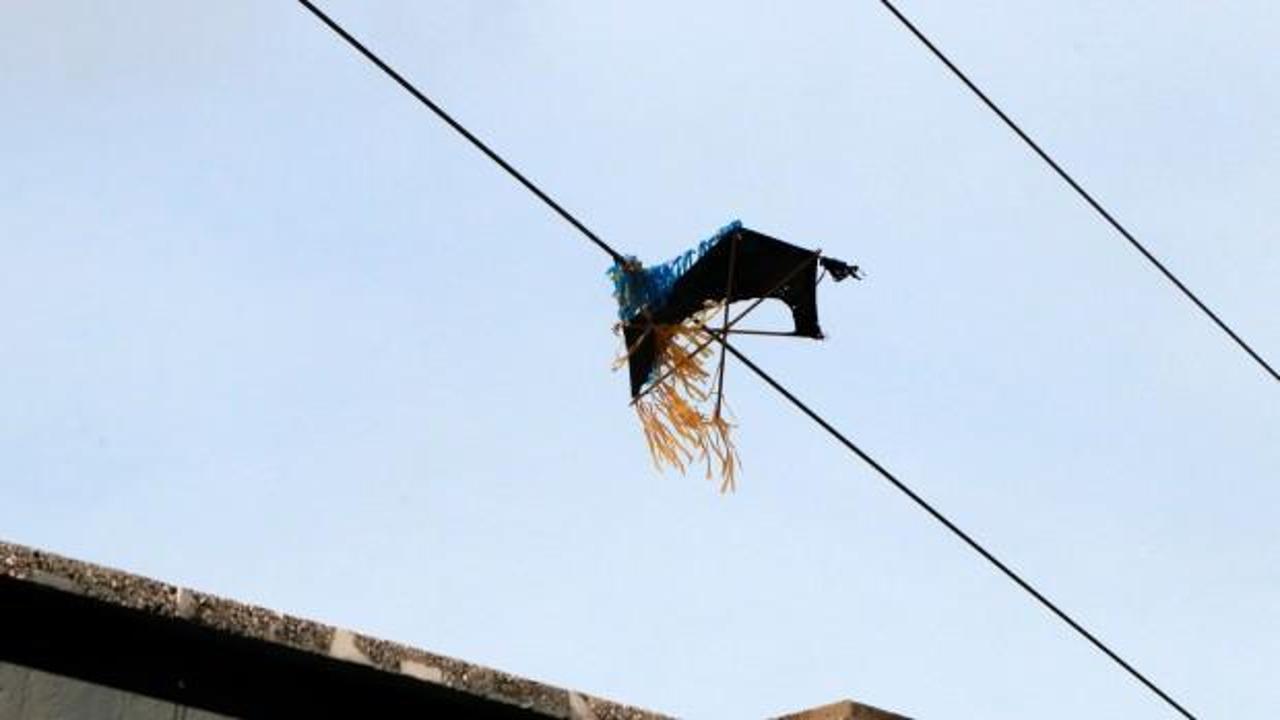 Dilara'nın &ouml;l&uuml;m&uuml;ne neden olan y&uuml;ksek gerilim hattı telleri s&ouml;k&uuml;ld&uuml;