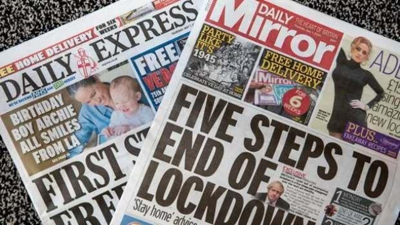 İngiltere'de gazeteciler de greve gitti
