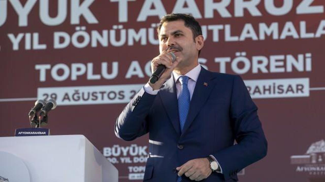 Murat Kurum:  Bizim liderimiz; güçlü, onurlu ve büyük Türkiye’nin mimarıdır