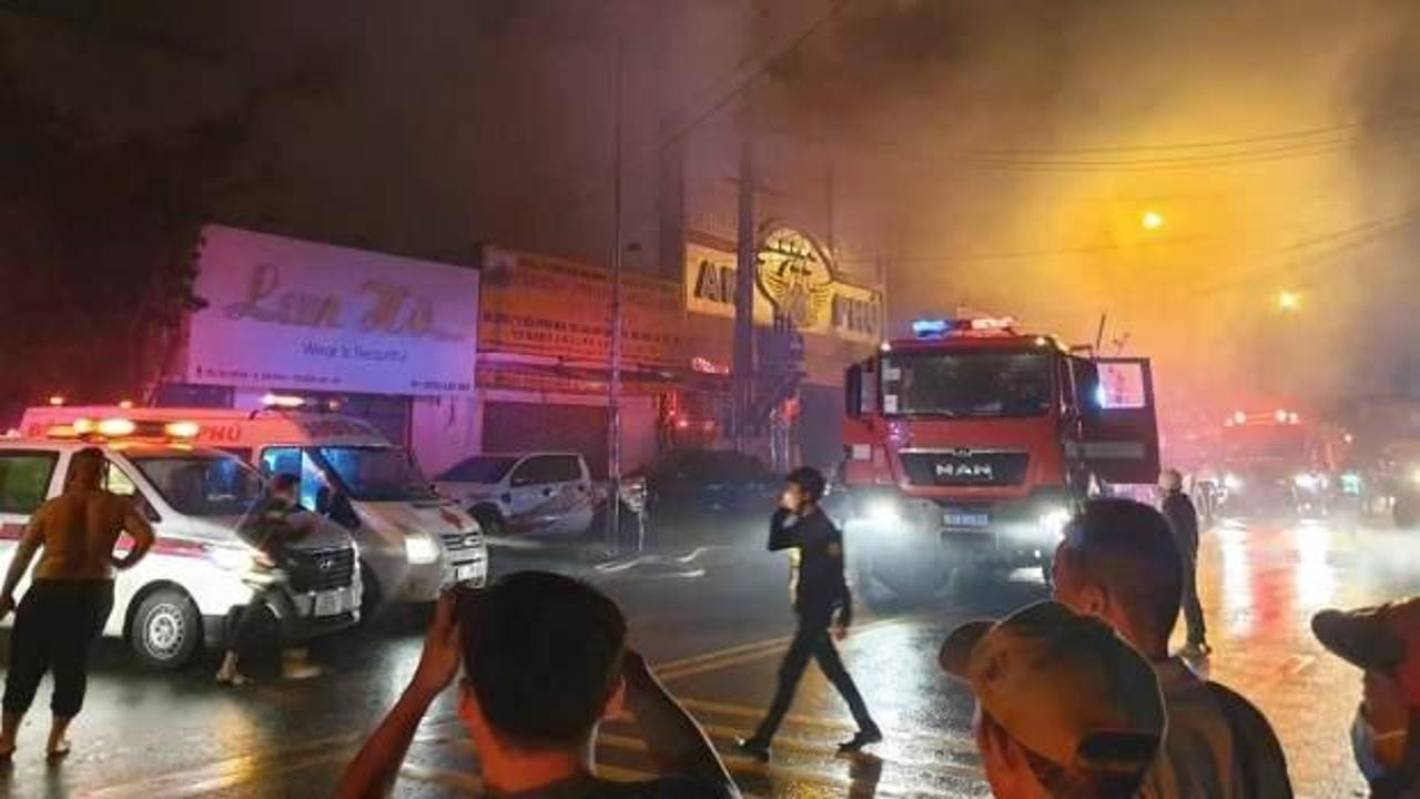 Vietnam'da karaoke barda yangın: Çok sayıda ölü ve yaralı var