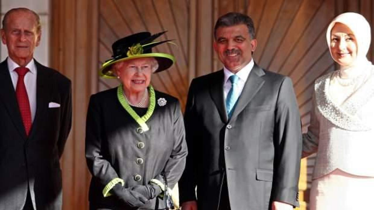 Abdullah Gül'den Kraliçe Elizabeth paylaşımı