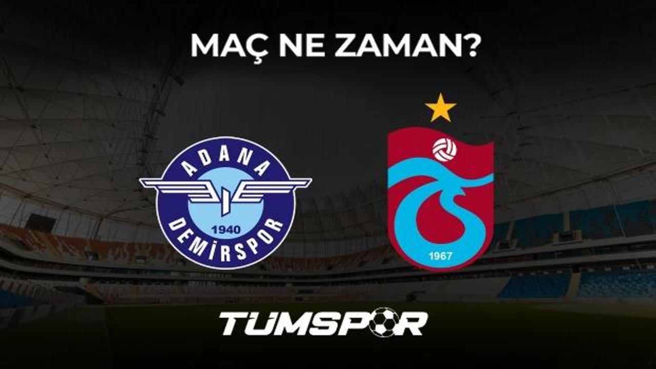 Adana Demirspor Trabzonspor maçı ne zaman, saat kaçta ve hangi kanalda? Süper Lig 6. Hafta!