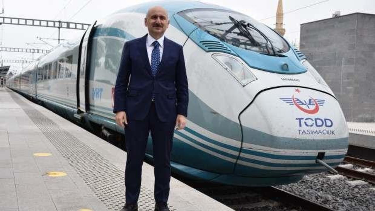 Bakan Karaismailoğlu: Hızlı tren seferlerini 44’ten 56’ya çıkarıyoruz