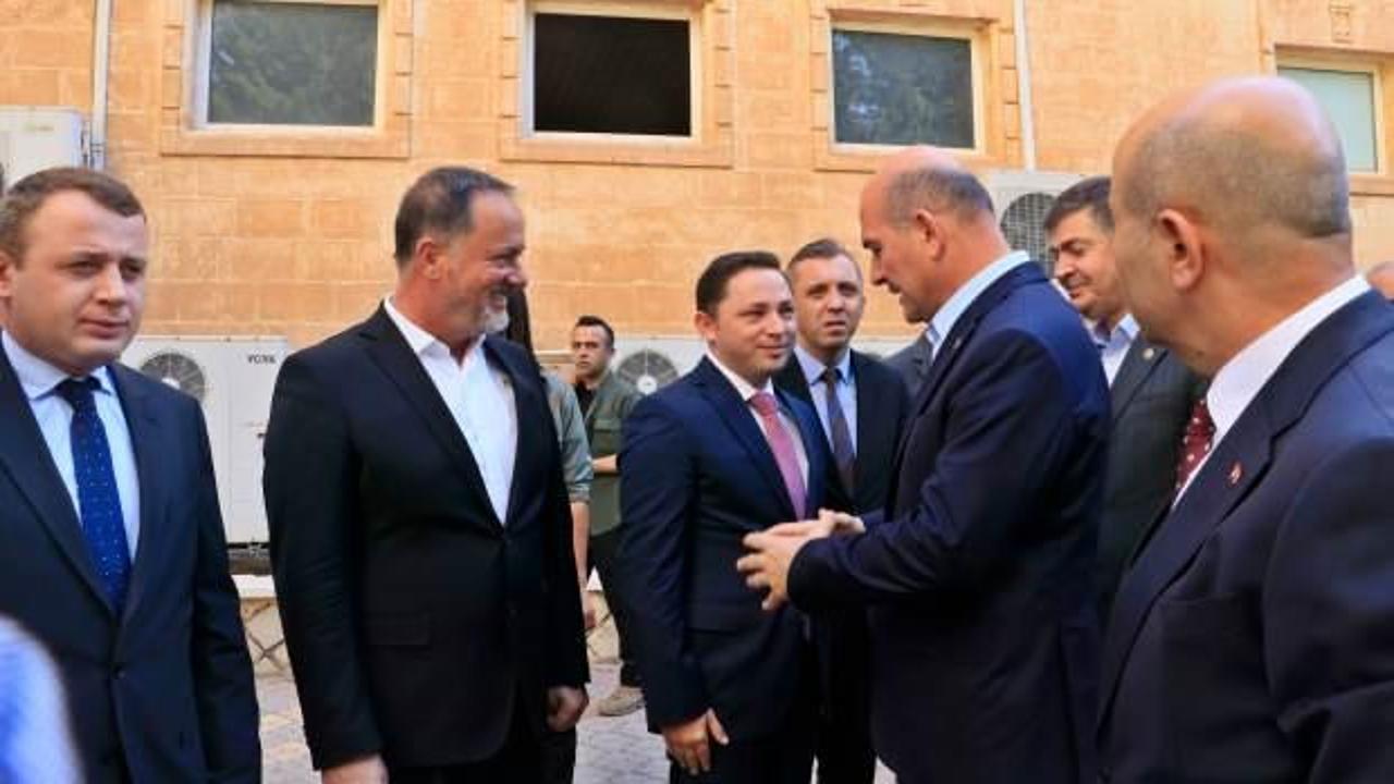 Bakan Soylu Mardin'de 'İl G&uuml;venlik Toplantısı'na katıldı