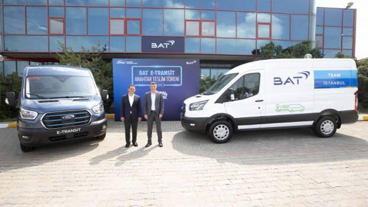 BAT, Türkiye filosunda Ford E-Transit'i kullanmaya başladı