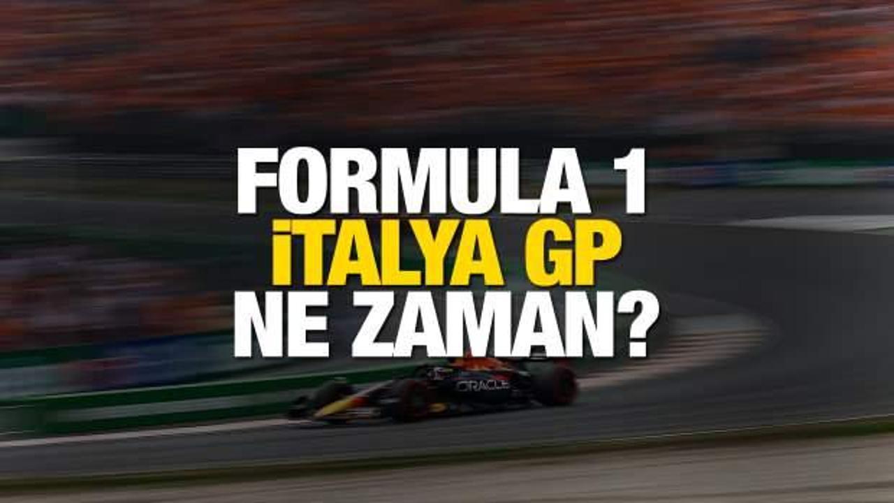 Formula 1 İtalya GP ne zaman, saat kaçta ve hangi kanalda?