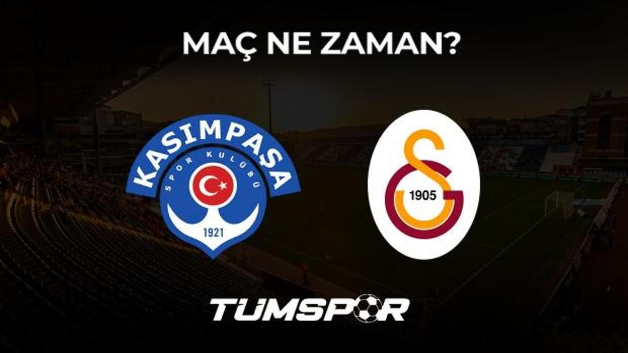 Kasımpaşa Galatasaray maçı ne zaman, saat kaçta ve hangi kanalda?
