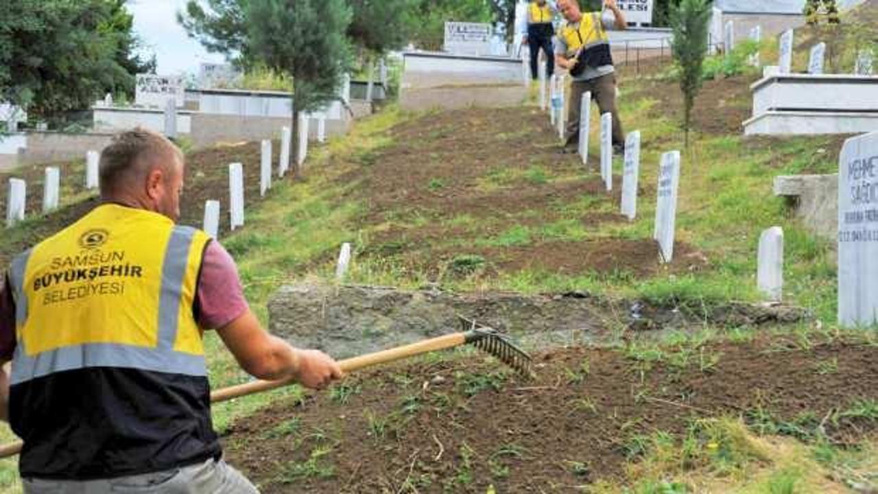 Samsun&rsquo;da 153 kimsesizin mezar taşını yaptırıldı 