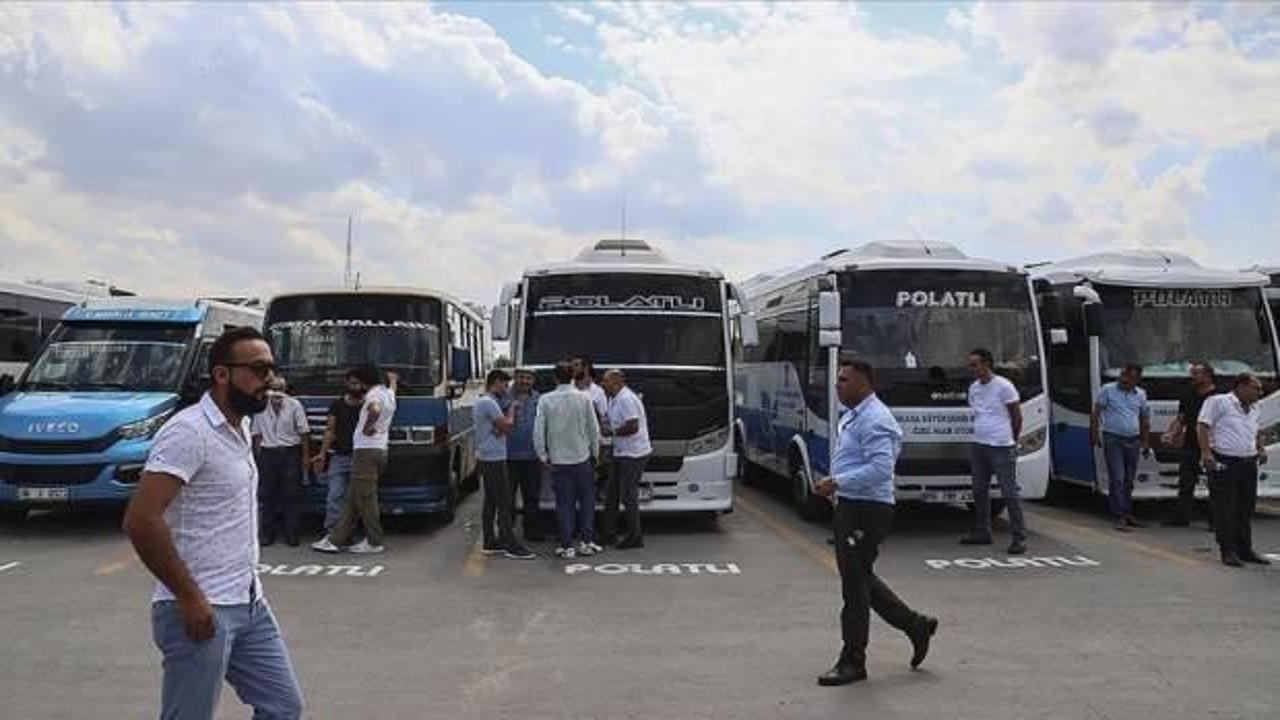 Ankara'da otobüs ve minibüs şoförlerinden zam talebi