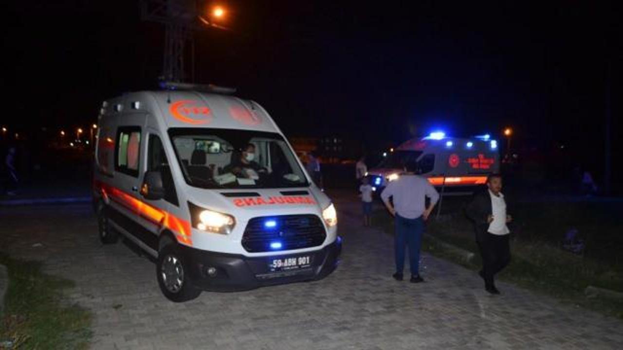 Ergene'de trafik kazası: 2 yaralı