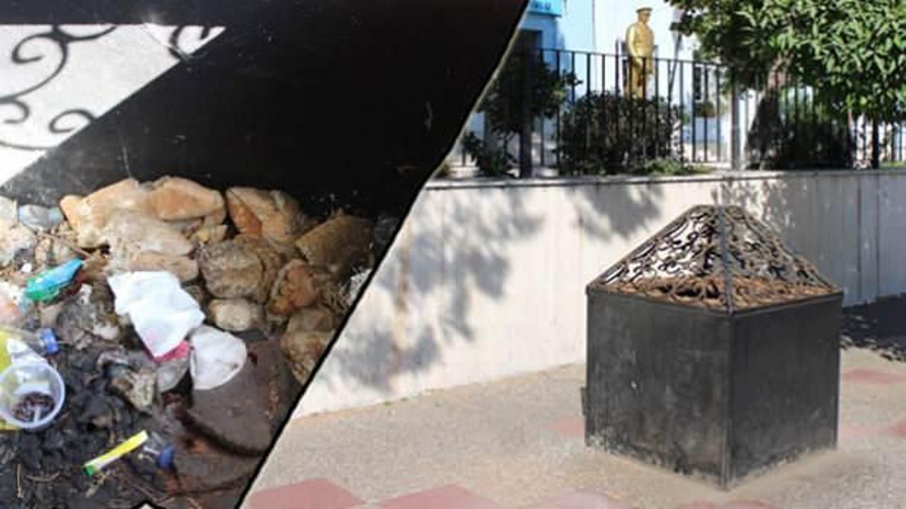 Her g&uuml;n binlerce kişi yanından ge&ccedil;iyor! Yatır olduğunu bilmeden &ccedil;&ouml;p atıyorlar