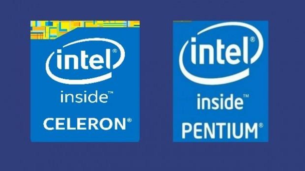 Intel, Pentium ve Celeron serisi işlemcileri geliştirmeyi durdurdu