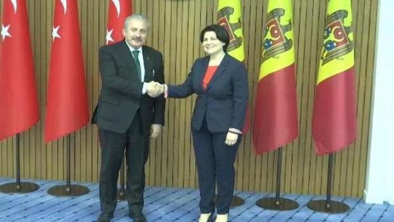 Mustafa Şentop Moldova Başbakanıyla görüştü