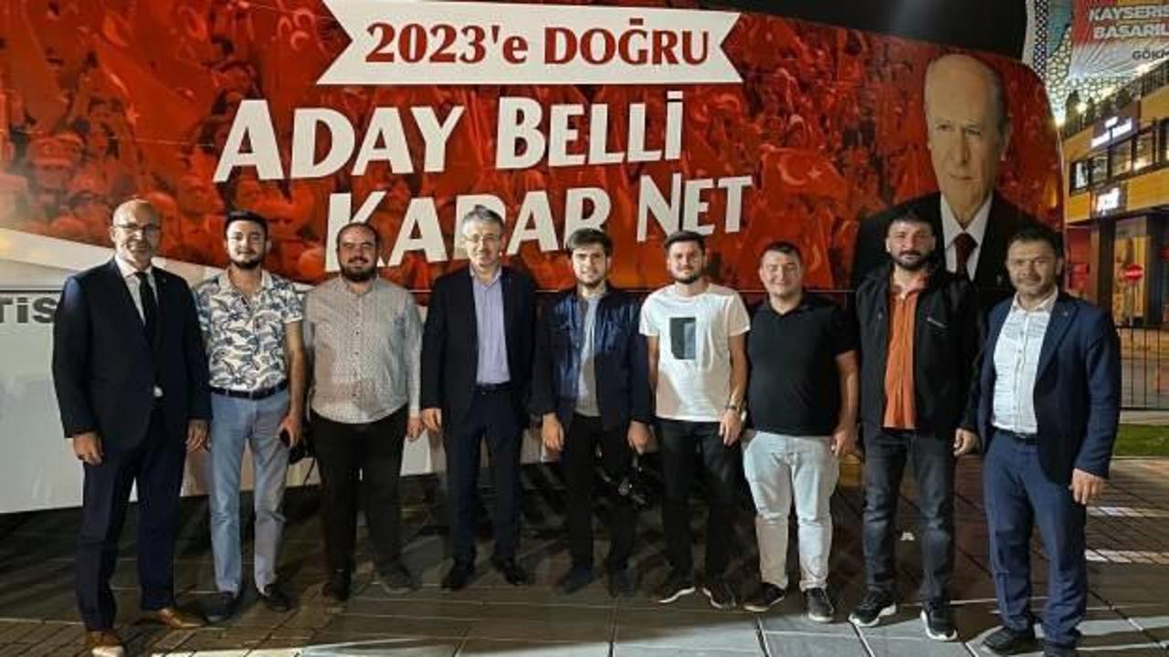 AK Parti İl Teşkilatı’ndan miting öncesi MHP’ye ziyaret