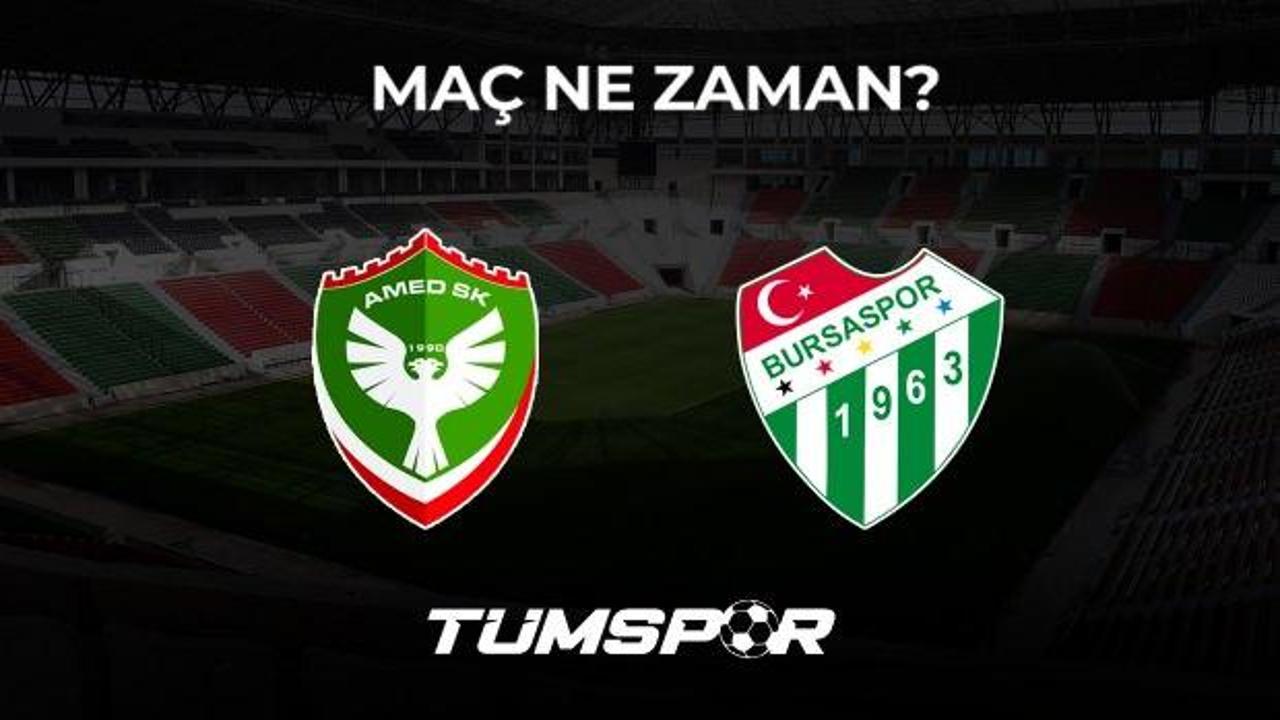 Amedspor Bursaspor maçı ne zaman, saat kaçta ve hangi kanalda? Maç bilet fiyatları!