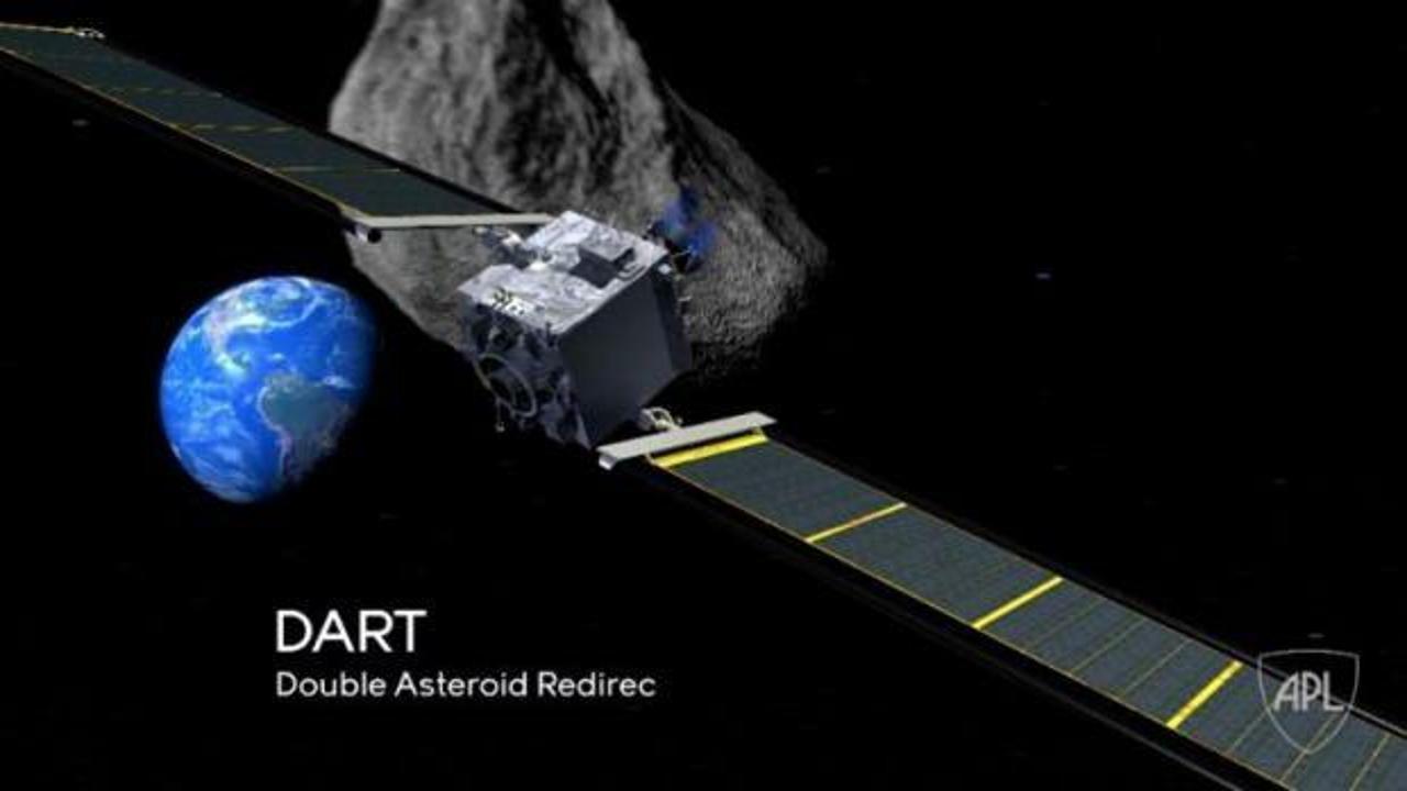 DART uzay aracının asteroide çarpma anı canlı yayınlanacak
