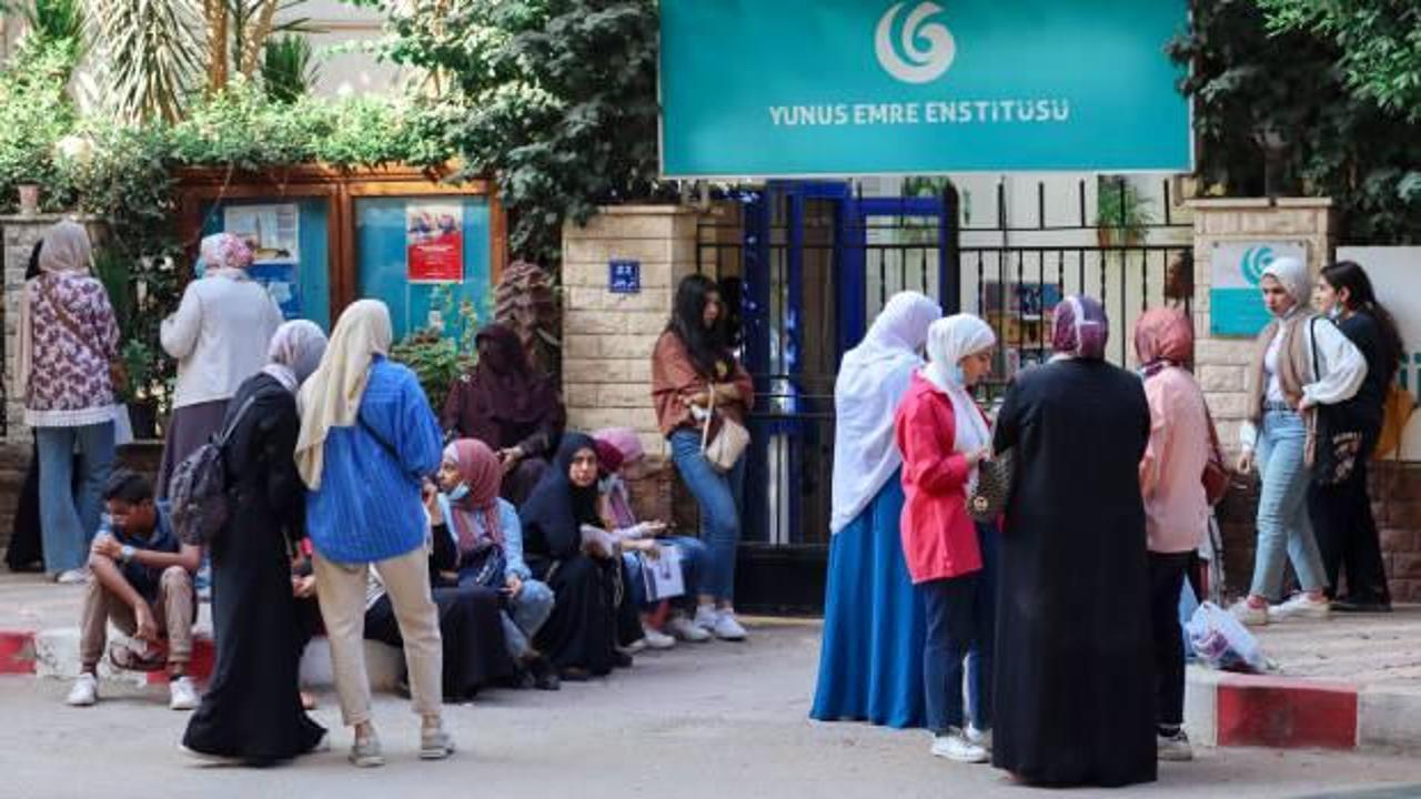 Kahire Yunus Emre Enstitüsü'nde yüz yüze Türkçe kurslarına yoğun talep