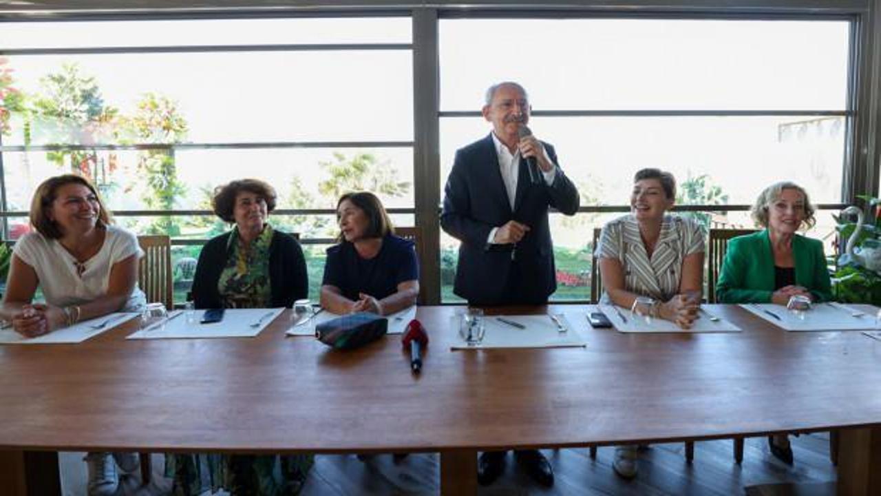 Kılıçdaroğlu ve eşi, milletvekili eşleriyle çay sohbetinde buluştu