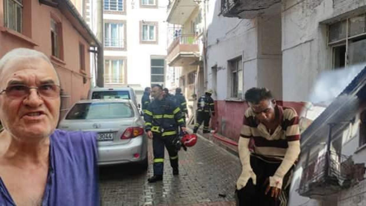 Metruk binada &ccedil;ıkan yangın sonrası ortalık karıştı: "Biz bu akşam bu evi yakacağız"