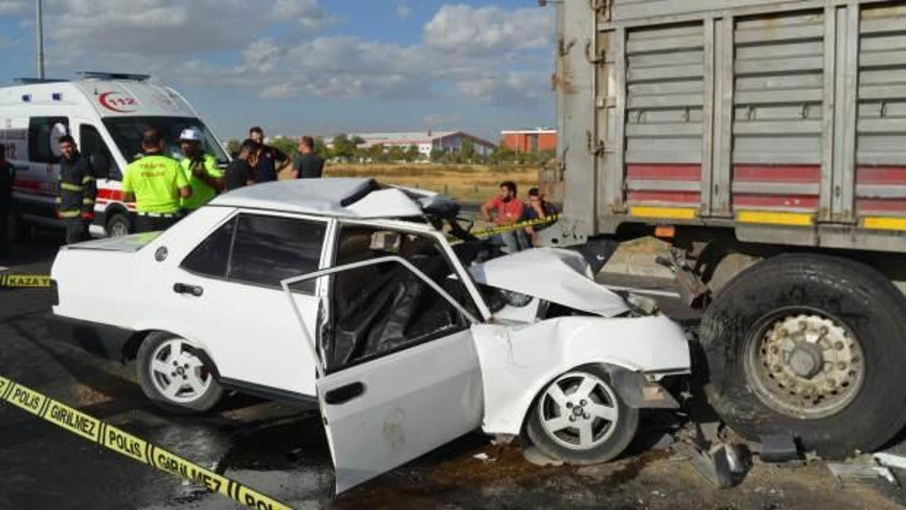 Aksaray'da feci kaza: 2 kişi hayatını kaybetti