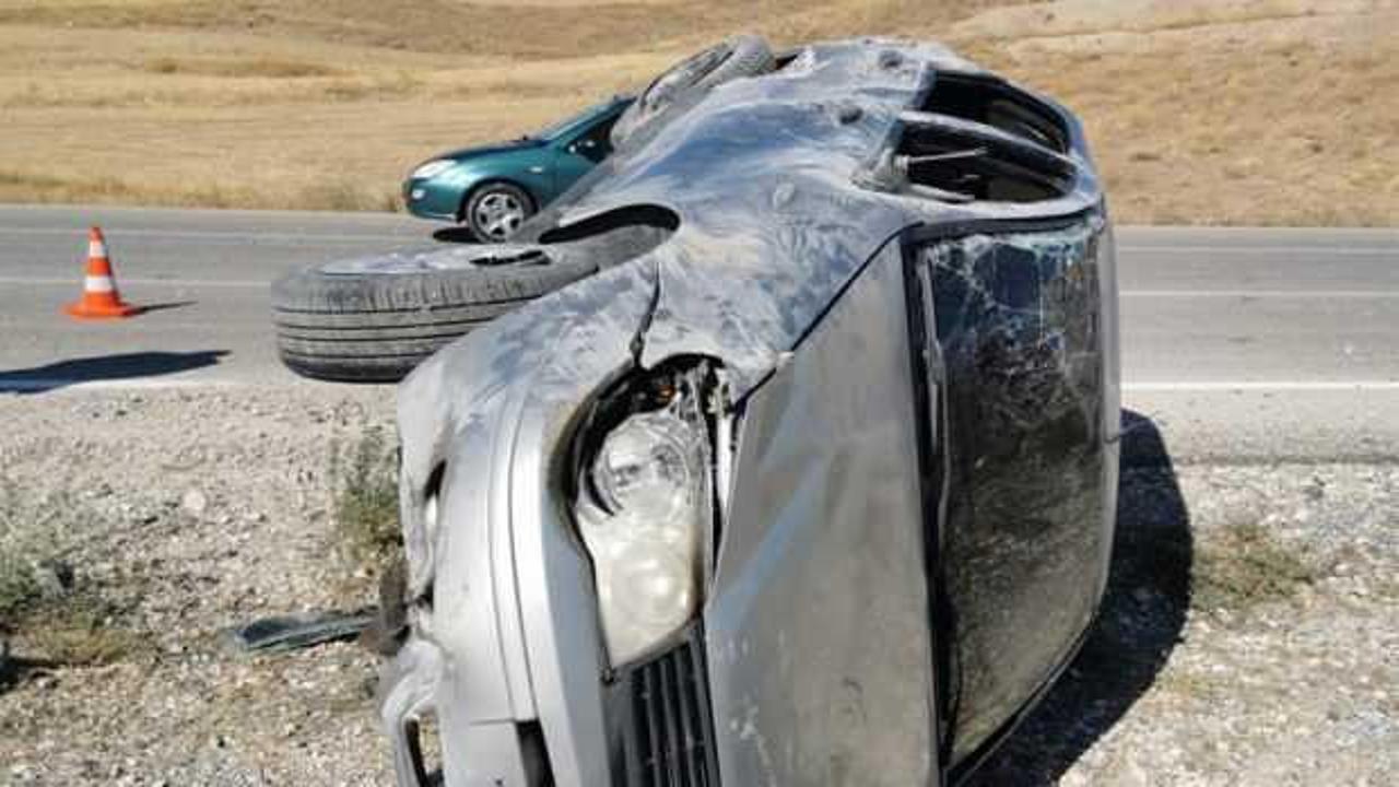 Yozgat'ta otomobil devrildi: 7 kişi yaralandı!