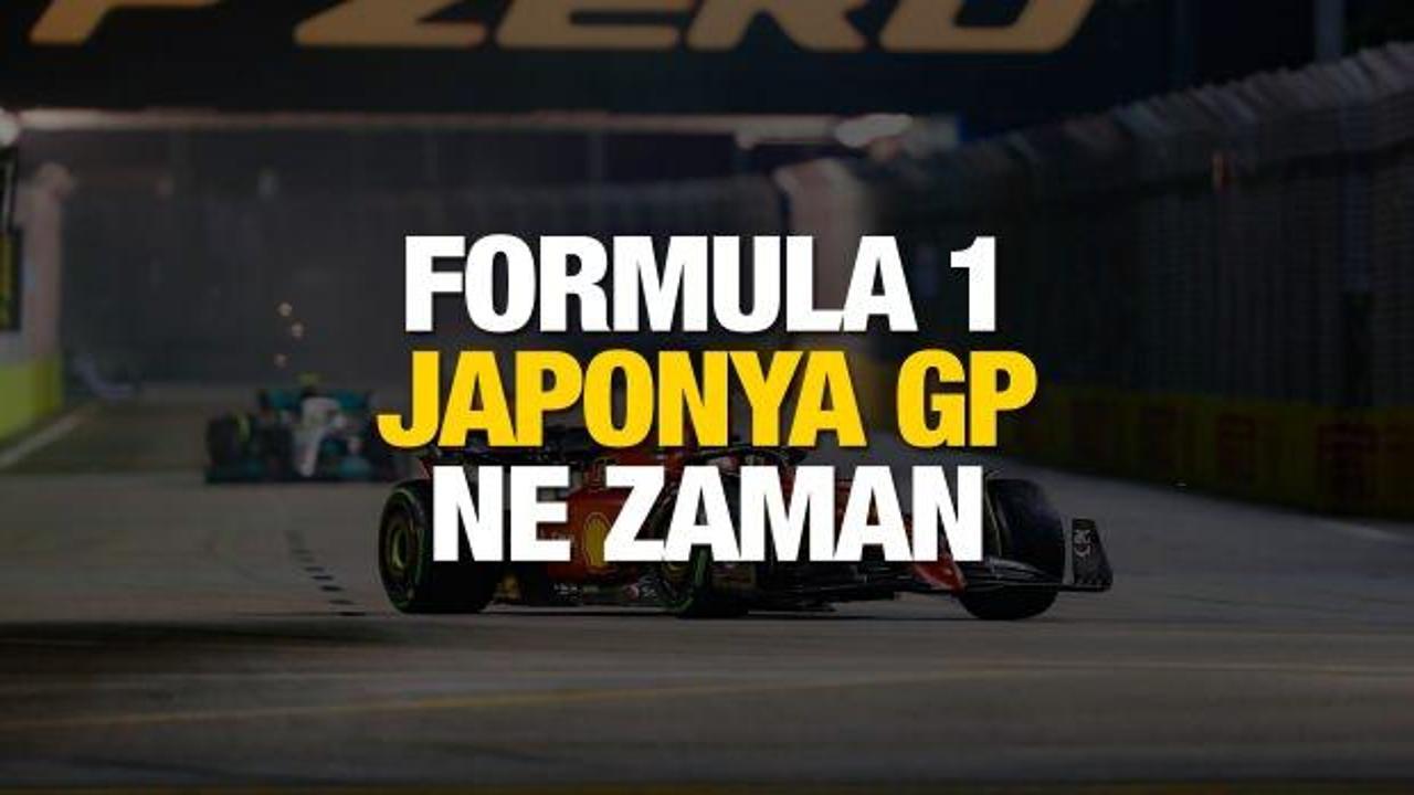 Formula 1 Japonya GP ne zaman?