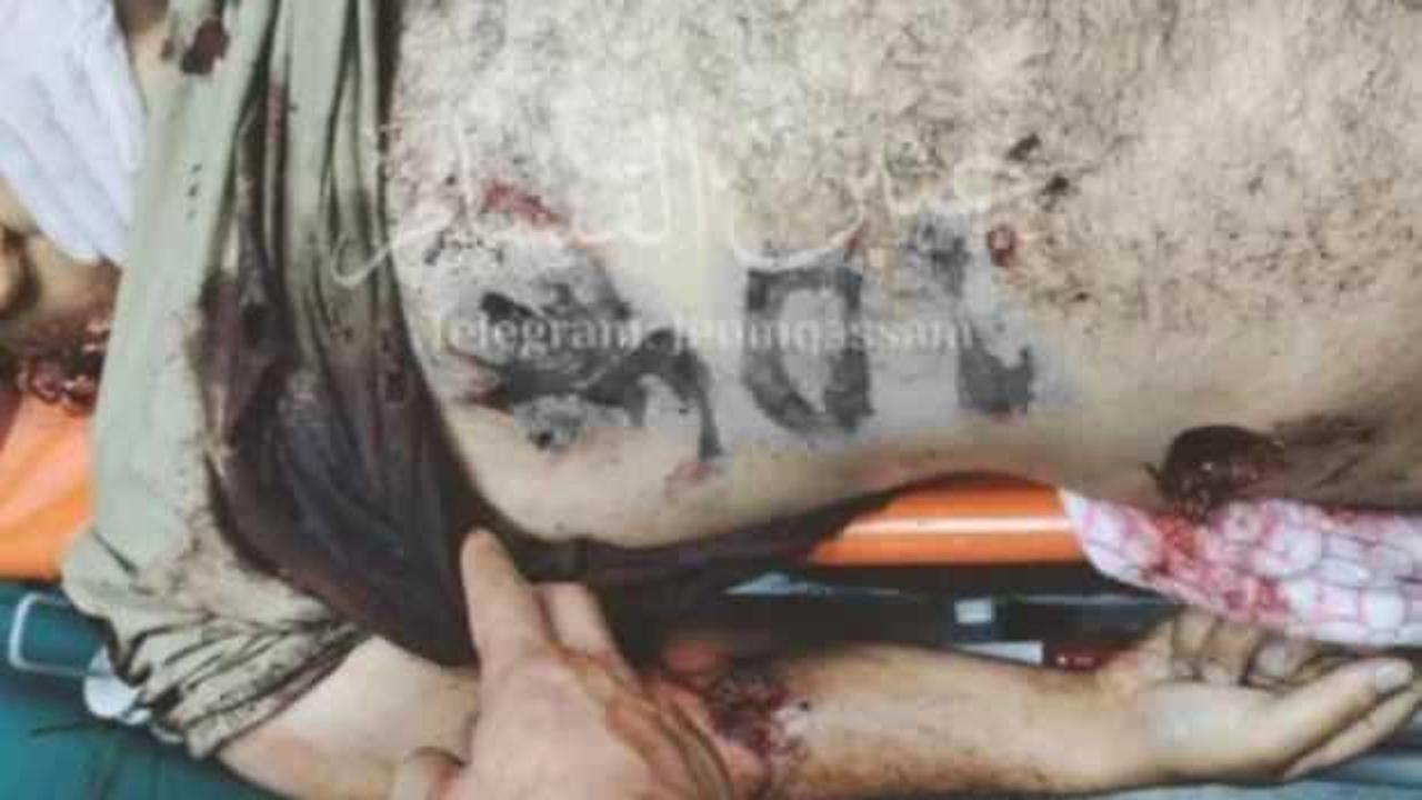 İsrail askerlerinin vahşiliği: Filistinli şehidin cesedine bunu yazdılar!