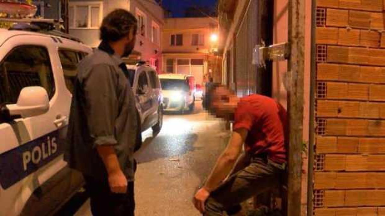Bursa'da mahalleli yakaladıkları hırsızı zincire vurup not bıraktı