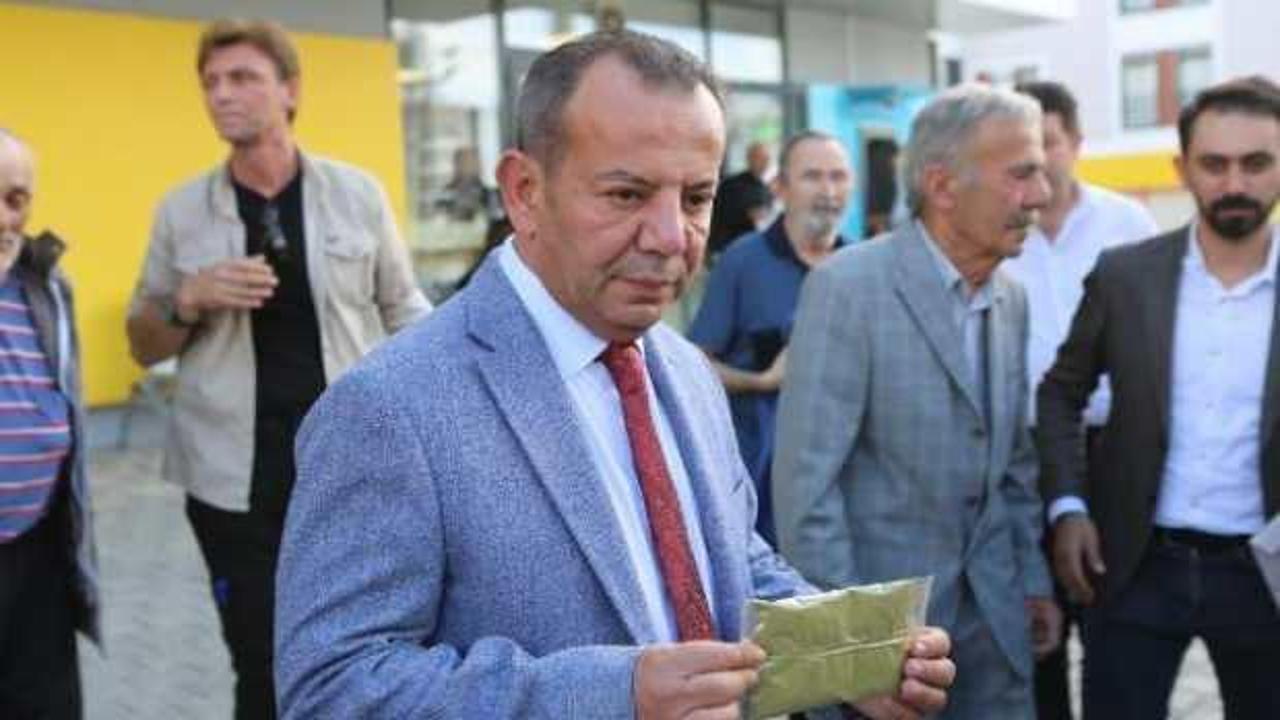 Tanju &Ouml;zcan, HDP Genel Merkezi'ne kına g&ouml;nderdi