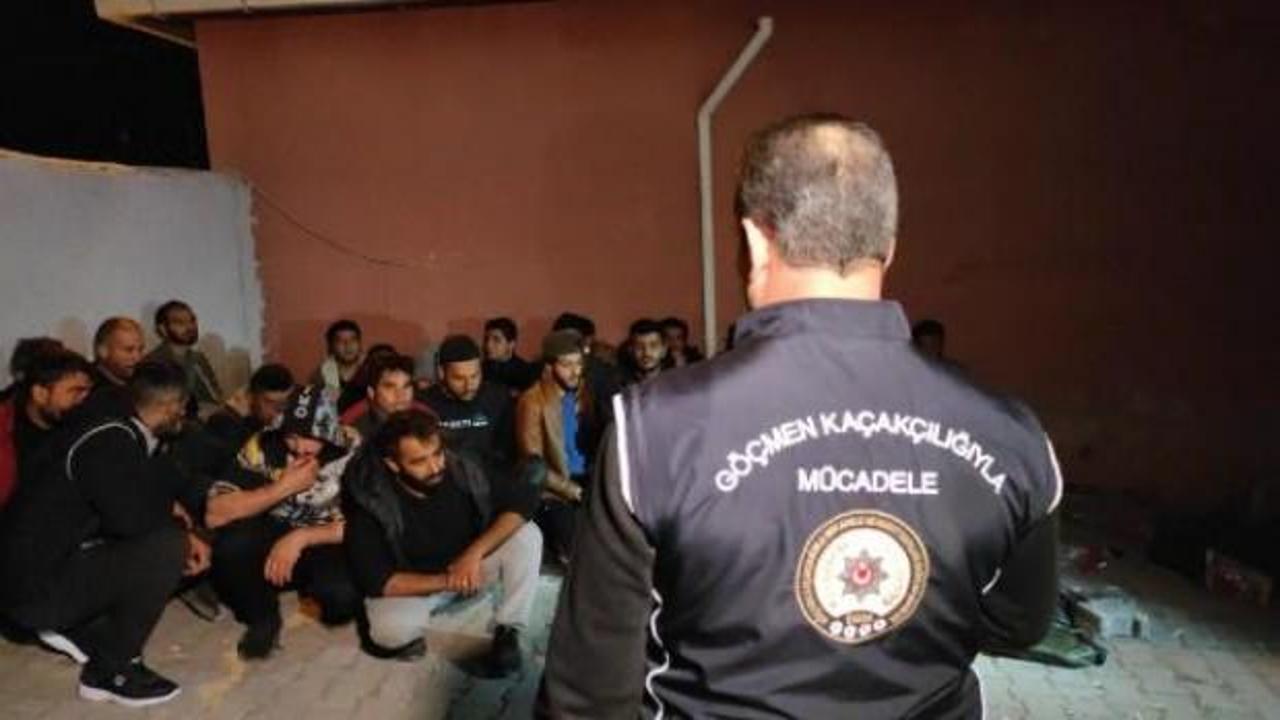Edirne'de evde saklanan 29 kaçak göçmen yakalandı