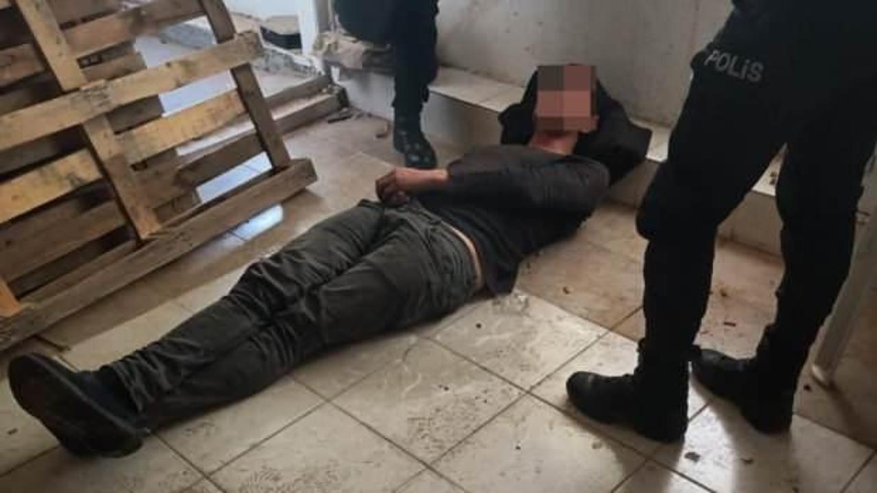 Hırsızlık i&ccedil;in girdi, d&uuml;ş&uuml;p kemiklerini kırınca iş yerinin a&ccedil;ılmasını bekledi