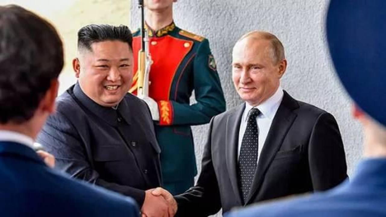 Kim Jong'un'dan Putin'e övgü: ABD'nin tehditlerinin üstesinden geldi
