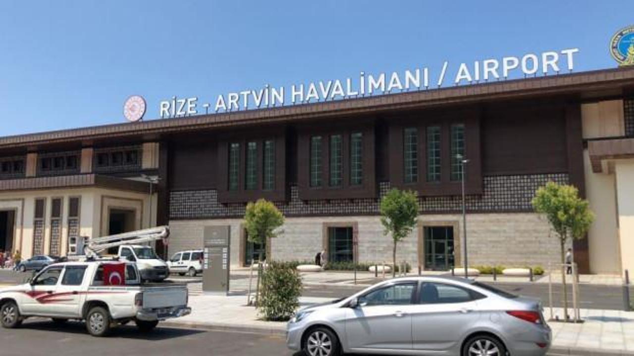 Rize-Artvin Havalimanı'nı 4,5 ayda 347 bin 834 yolcu kullandı