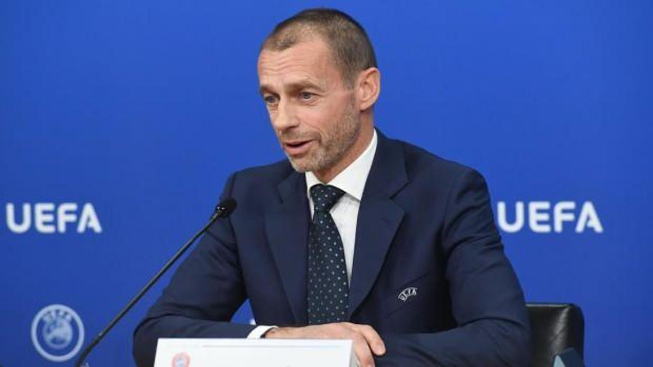 UEFA Başkanı Ceferin'den Avrupa Süper Ligi sözleri