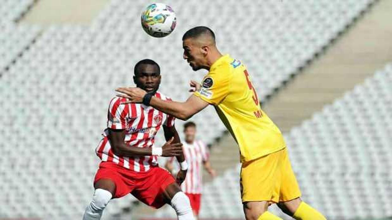 &Uuml;mraniyespor ile Kayserispor yenişemedi!