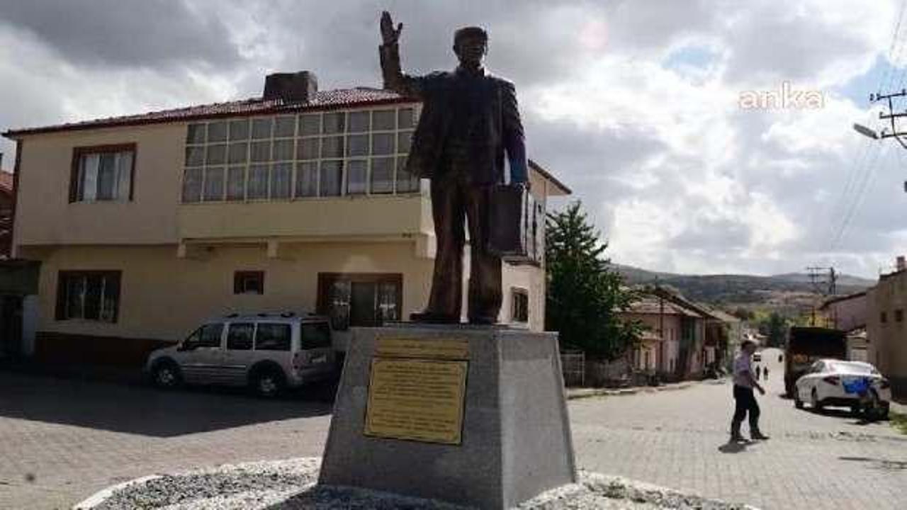 Yozgat'taki tek CHP'li belediyeden 'heykel hizmeti'
